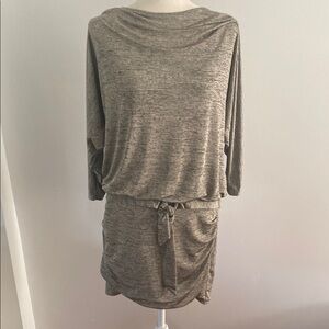 WHBM grey medium super comfortable dropped waist dress
